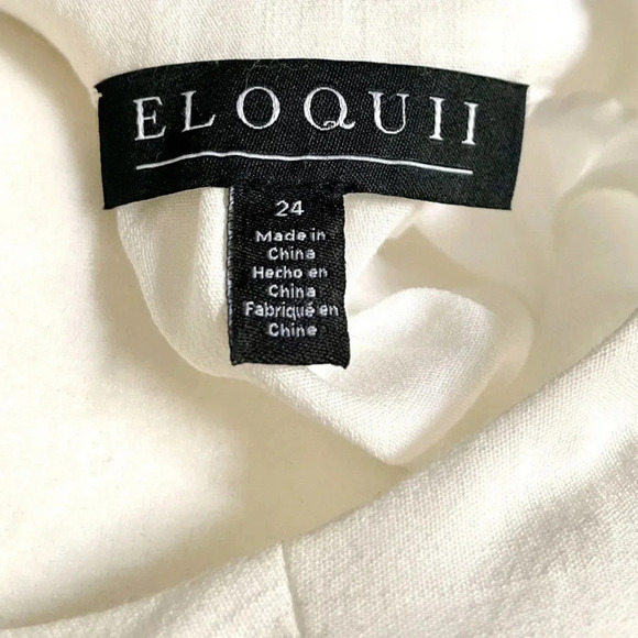 Eloquii Giraffe Floral Embroidered Appliqué Maxi Dress - Picture 4 of 6